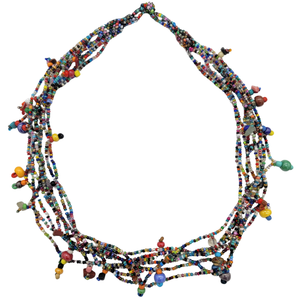 Picture of wide multistrand necklace