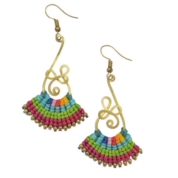 Picture of fan earrings