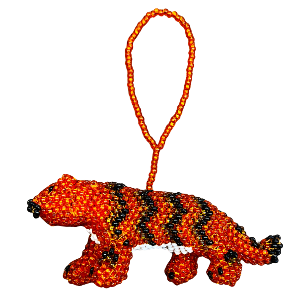 Picture of beaded tiger ornament