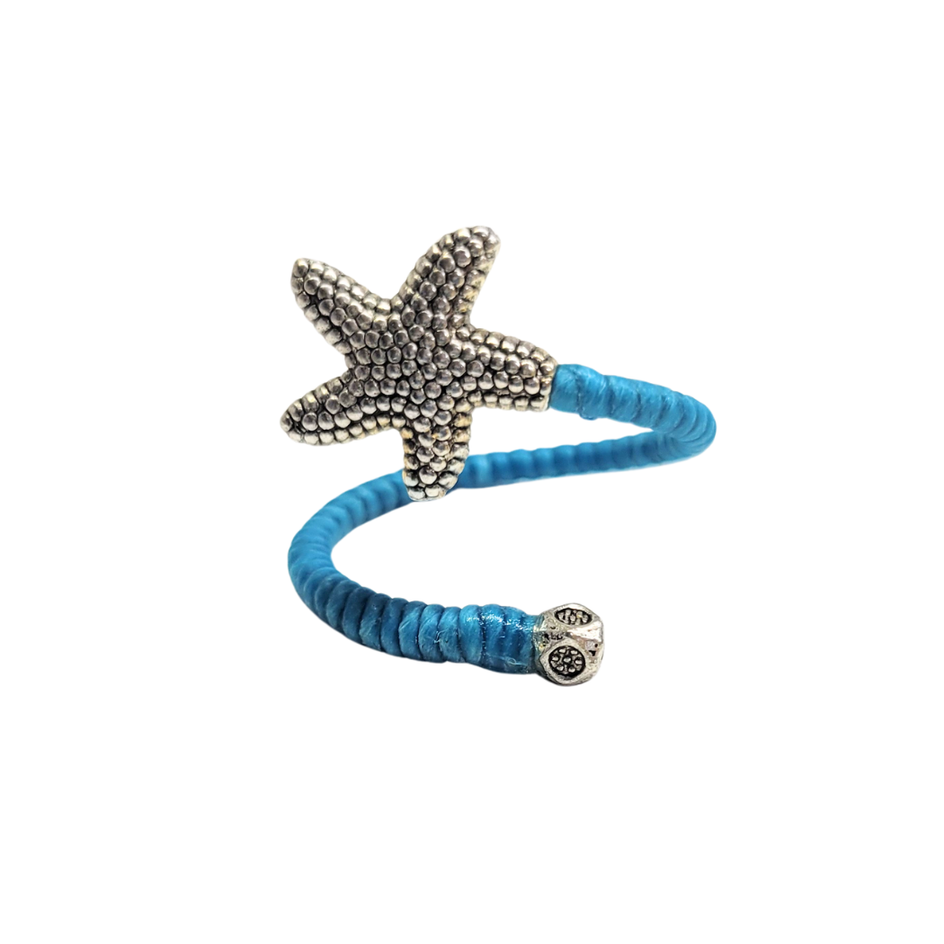 Picture of adjustable starfish ring