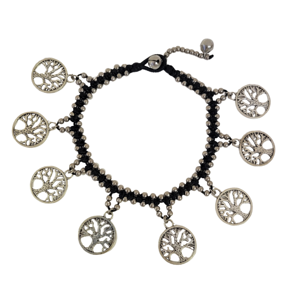 Picture of tree of life bell anklet