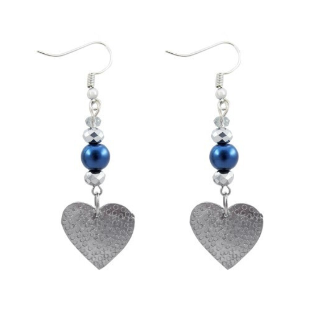 Amore Heart Dangle Earrings