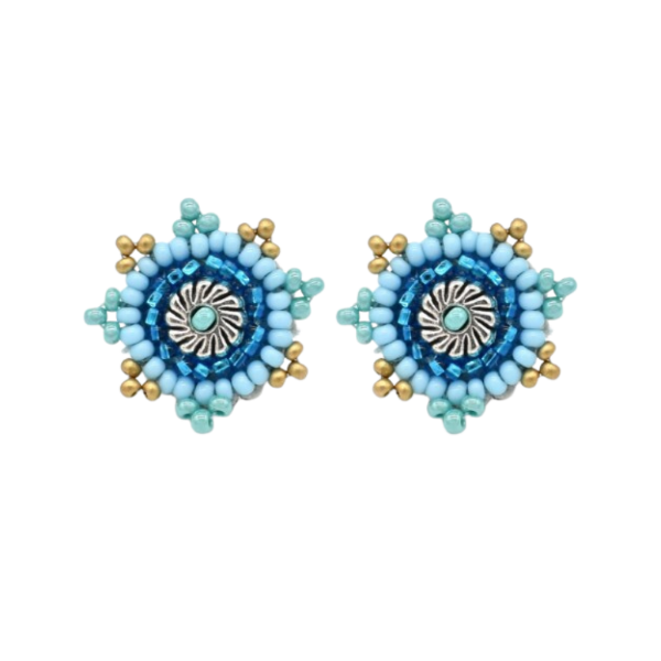 Picture of beaded stud earrings