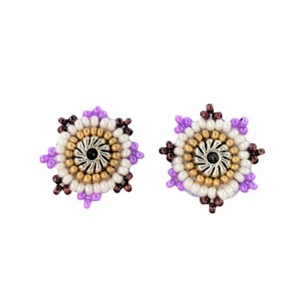 Picture of beaded stud earrings