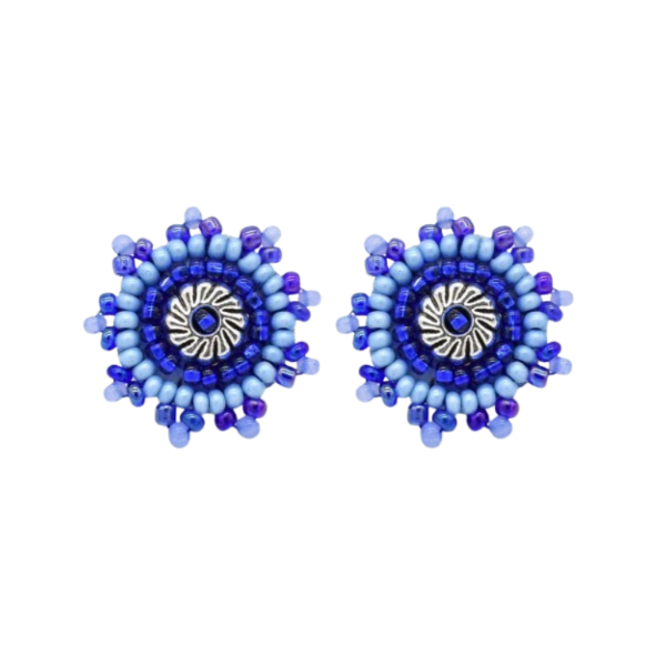 Picture of beaded stud earrings