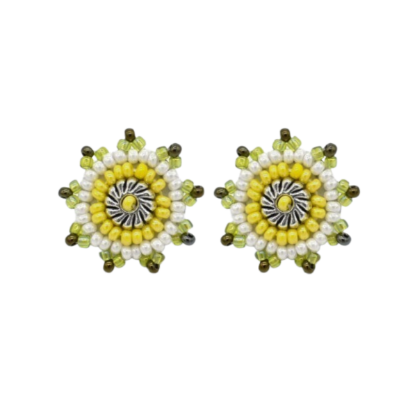 Picture of beaded stud earrings