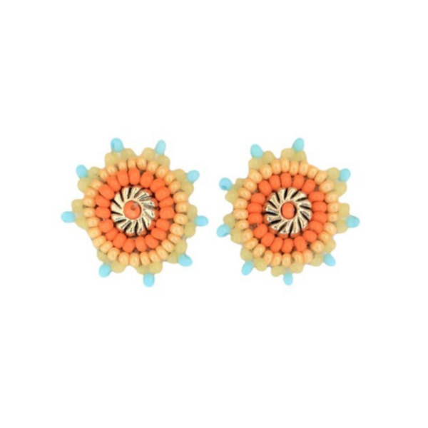 Picture of beaded stud earrings