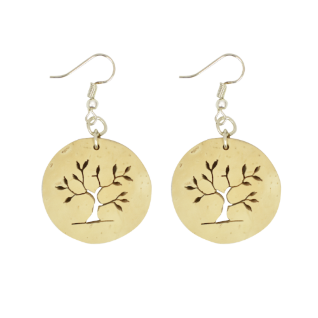 Picture of coco cutout earrings - tree of life