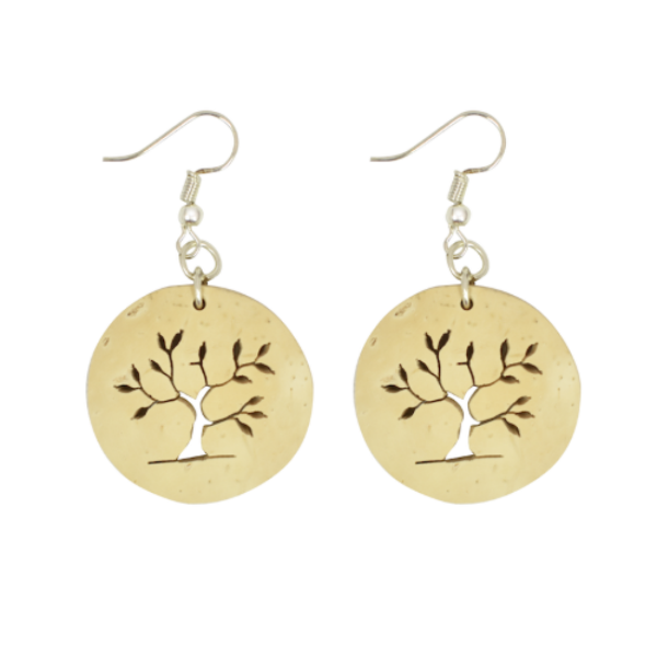 Picture of coco cutout earrings - tree of life