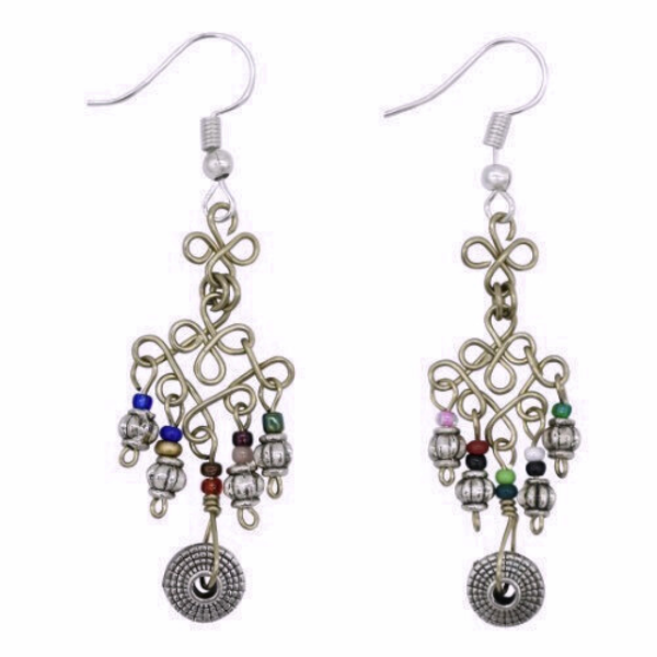 Picture of rosetta charm earrings