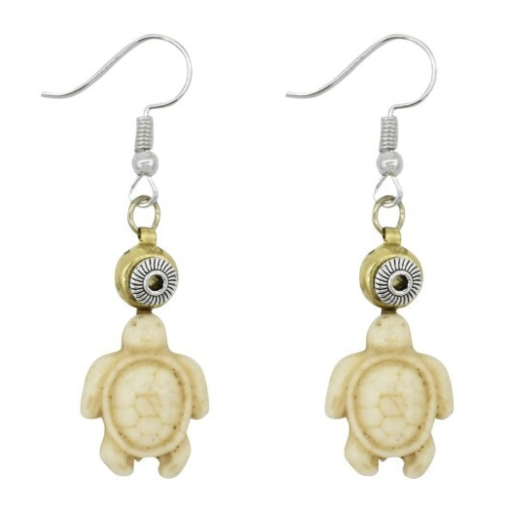 Picture of turtle charm earrings