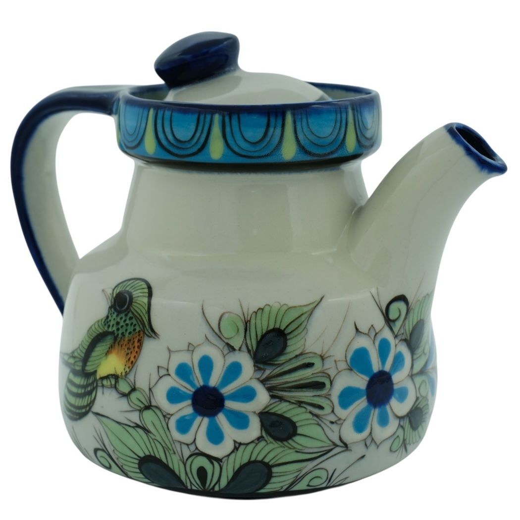 Picture of hand-painted ceramic teapot
