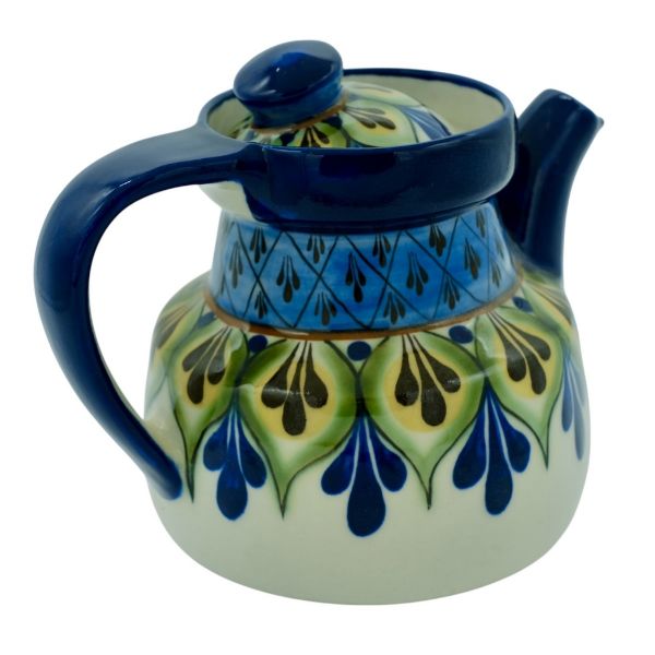 Picture of hand-painted ceramic teapot