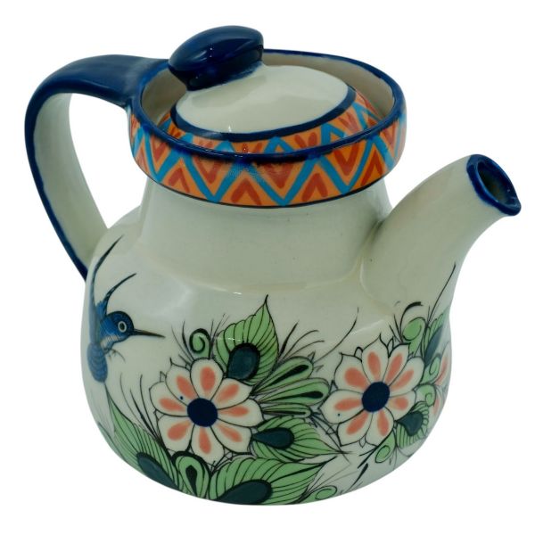 Picture of hand-painted ceramic teapot