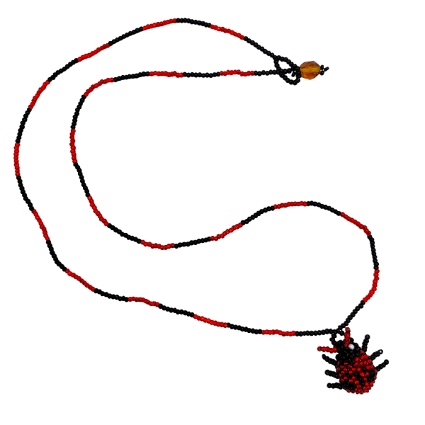 Picture of ladybug beaded necklace