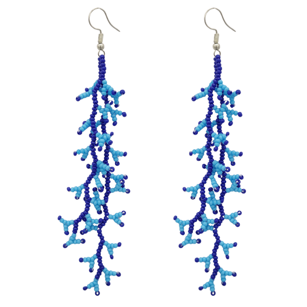 Picture of caribou two strand beaded earrings