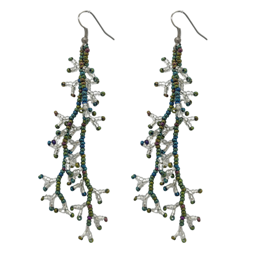 Picture of caribou two strand beaded earrings