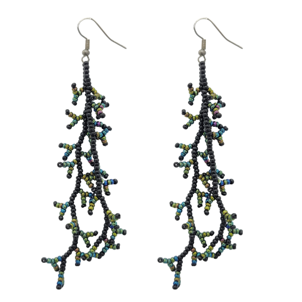 Picture of caribou two strand beaded earrings
