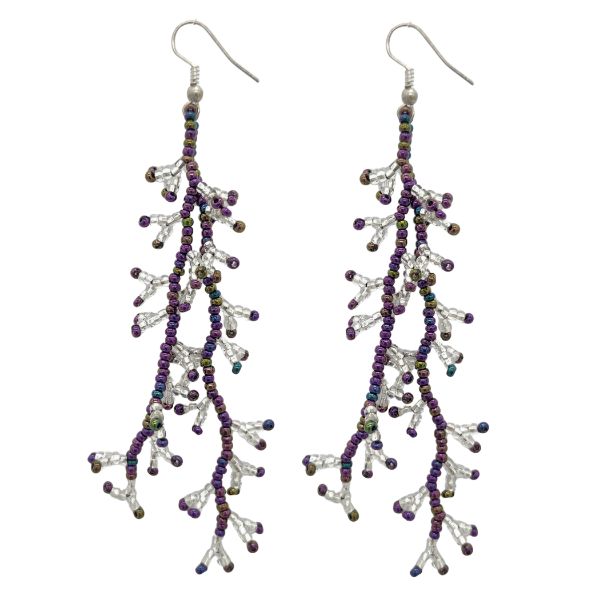 Picture of caribou two strand beaded earrings