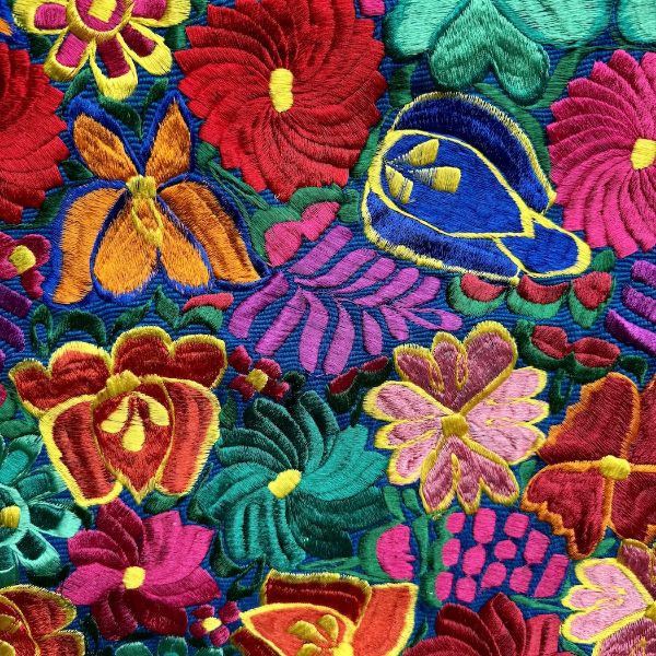 Picture of table runner - floral tapestry