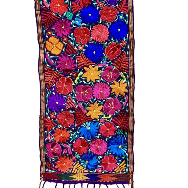 Picture of table runner - floral tapestry