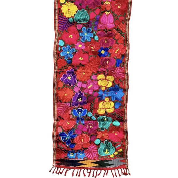 Picture of table runner - floral tapestry