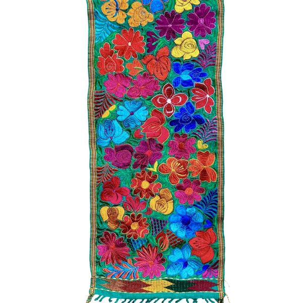Picture of table runner - floral tapestry