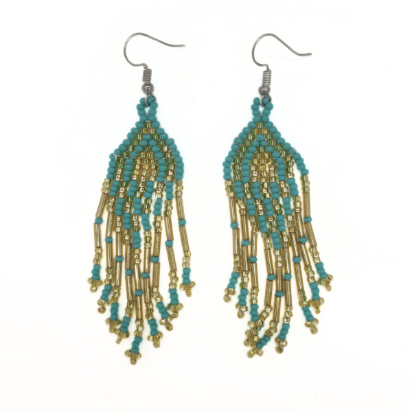 Picture of ariel beaded earrings