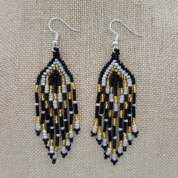 Ariel Beaded Fringe Earrings