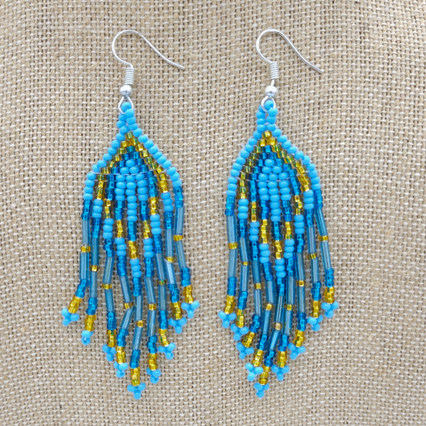 Picture of ariel beaded earrings