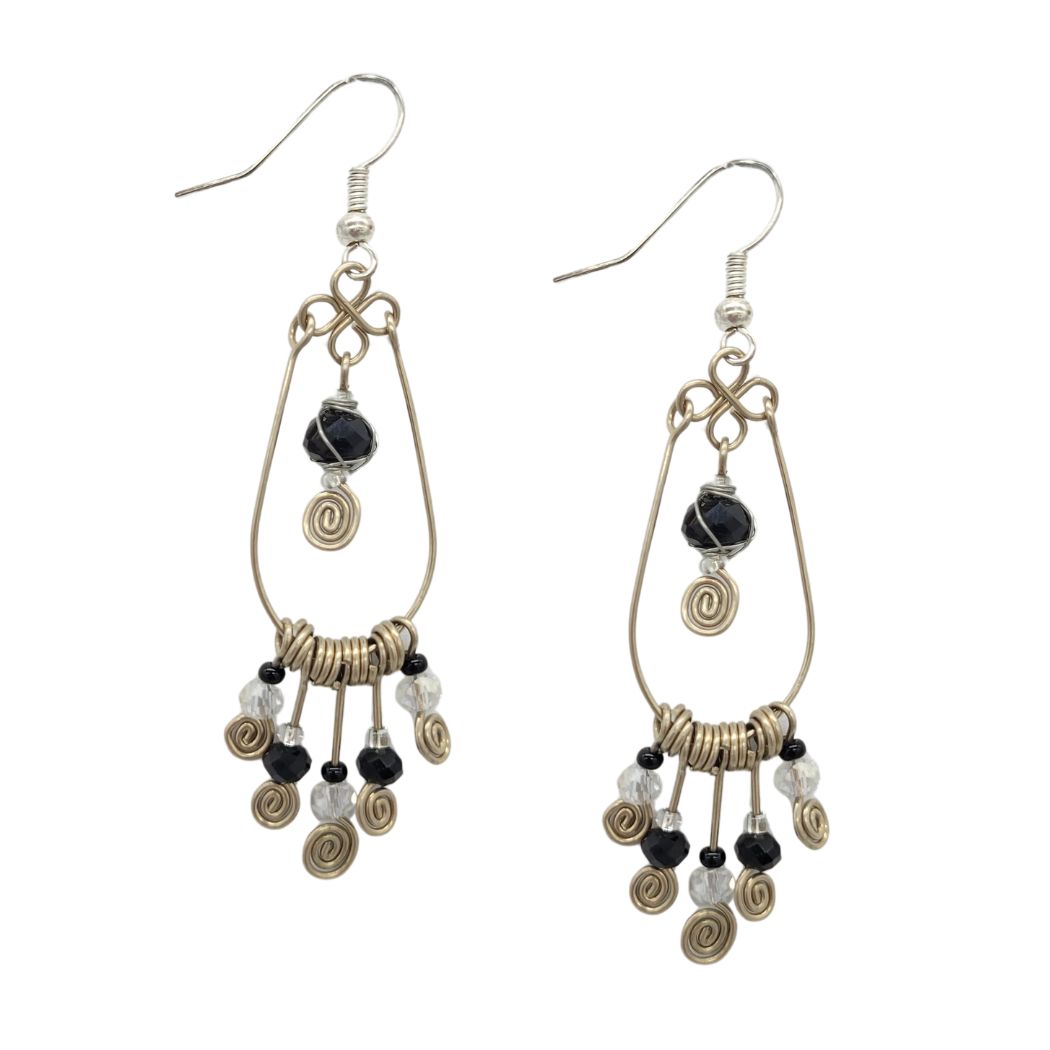 Picture of cadena spiral wire earrings