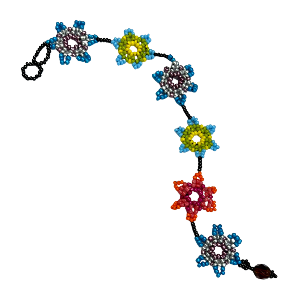 Picture of beaded blossom bracelet