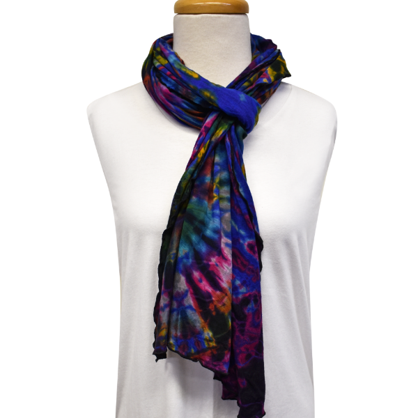 Picture of tie dye lolly scarf