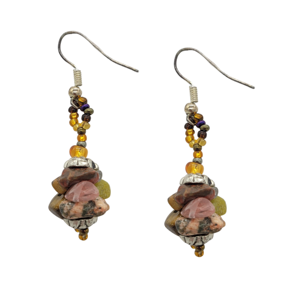 Picture of piedra beaded earrings