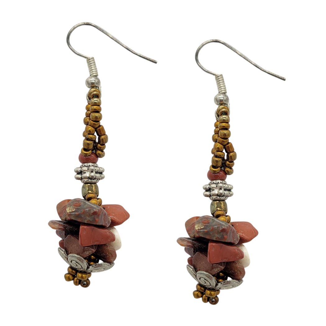 Picture of piedra beaded earrings