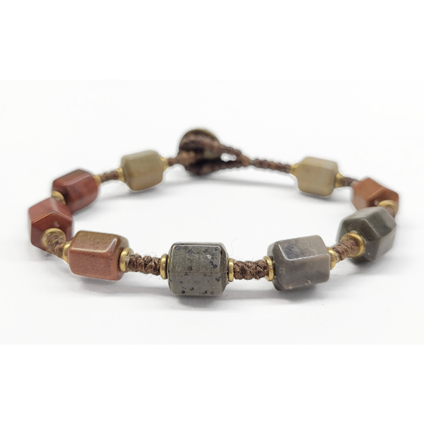 Picture of Jade Hexagon Bracelet