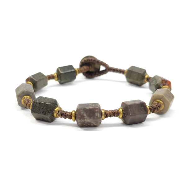 Picture of Jade Hexagon Bracelet