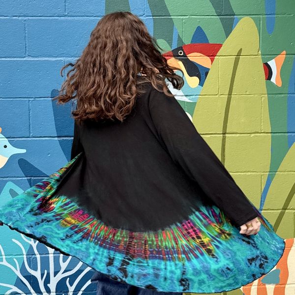 Picture of tie dye cardigan