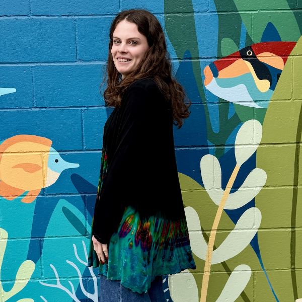 Picture of tie dye cardigan