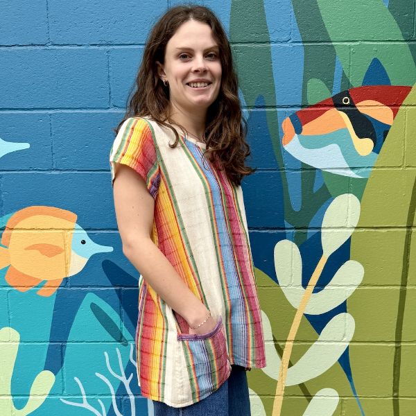 Rainbow Canyon Striped Short Sleeve Tunic