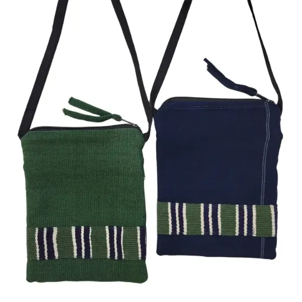 Picture of banded passport bag