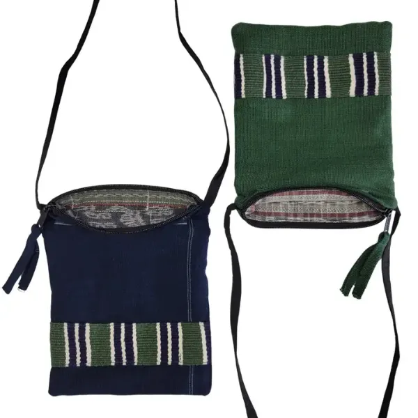 Picture of banded passport bag