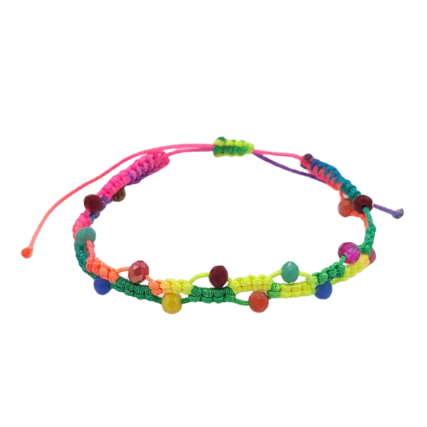 Rainbow Berry Vine Adjustable Bracelet