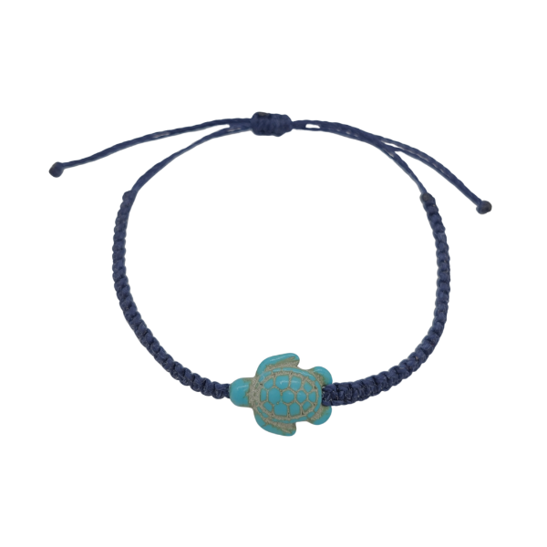 Sea Turtle Pull Cord Bracelet