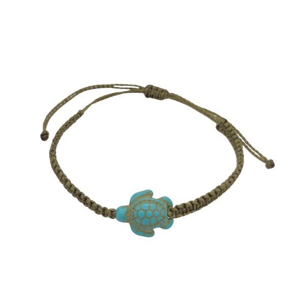Sea Turtle Pull Cord Bracelet