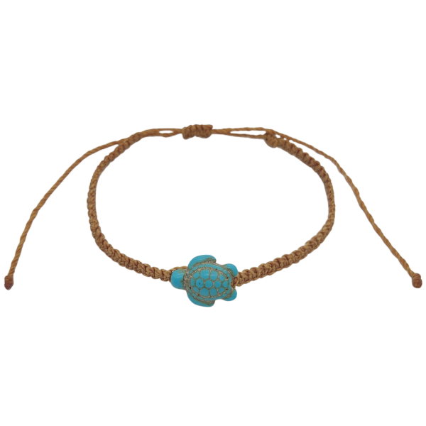 Sea Turtle Pull Cord Bracelet