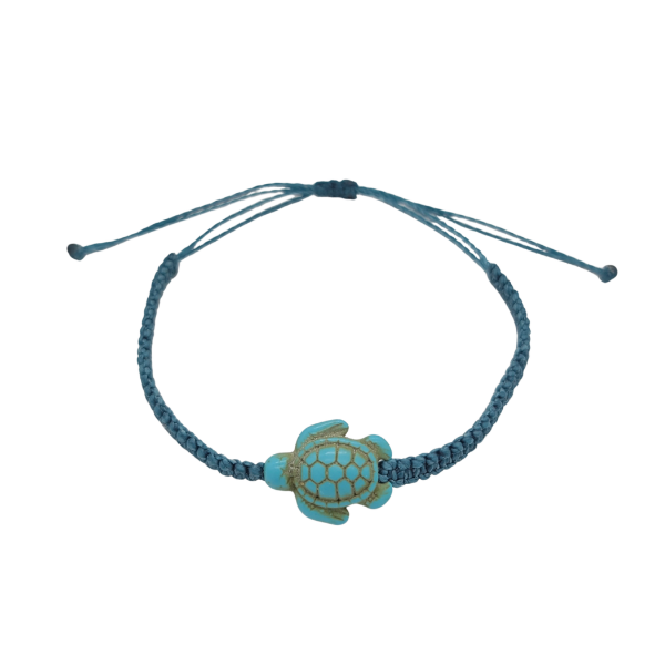 Sea Turtle Pull Cord Bracelet