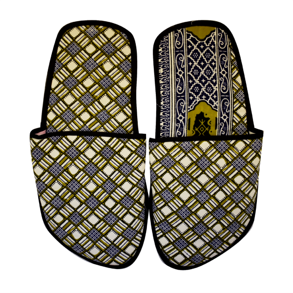 Amari African Wax Print Slippers