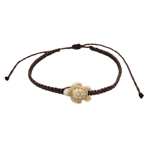 Sand Sea Turtle Pull Cord Bracelet
