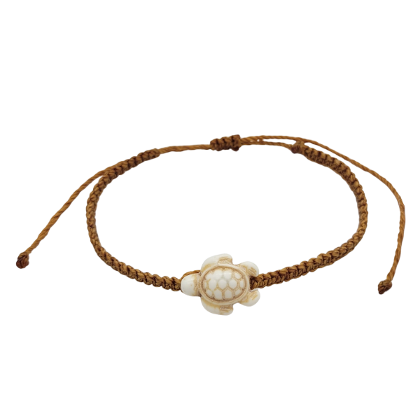 Sand Sea Turtle Pull Cord Bracelet